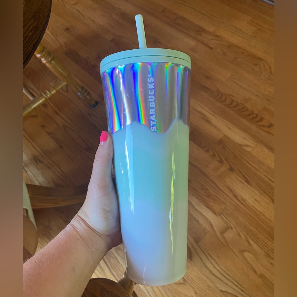 Starbucks green tie dye tumbler